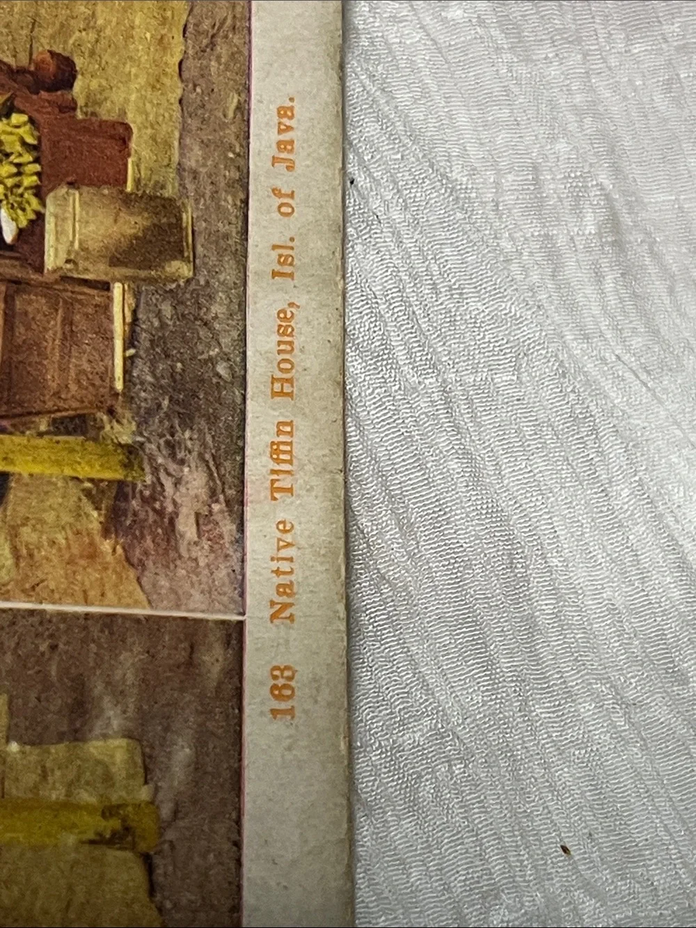Antique-Style Stereoview Cards in Brown and Cream Tones